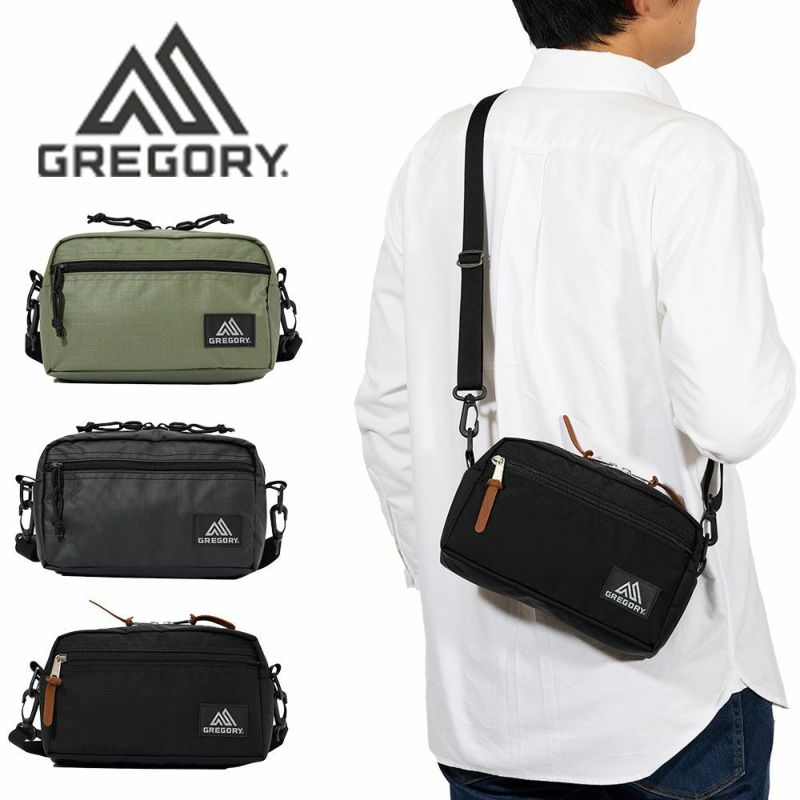【正規取扱店】グレゴリーショルダーバッグGREGORY2.5LパデッドショルダーポーチMメンズレディース横型スクエアコンパクト小さめショルダーバックブランド大人おすすめおしゃれ人気ブラック
