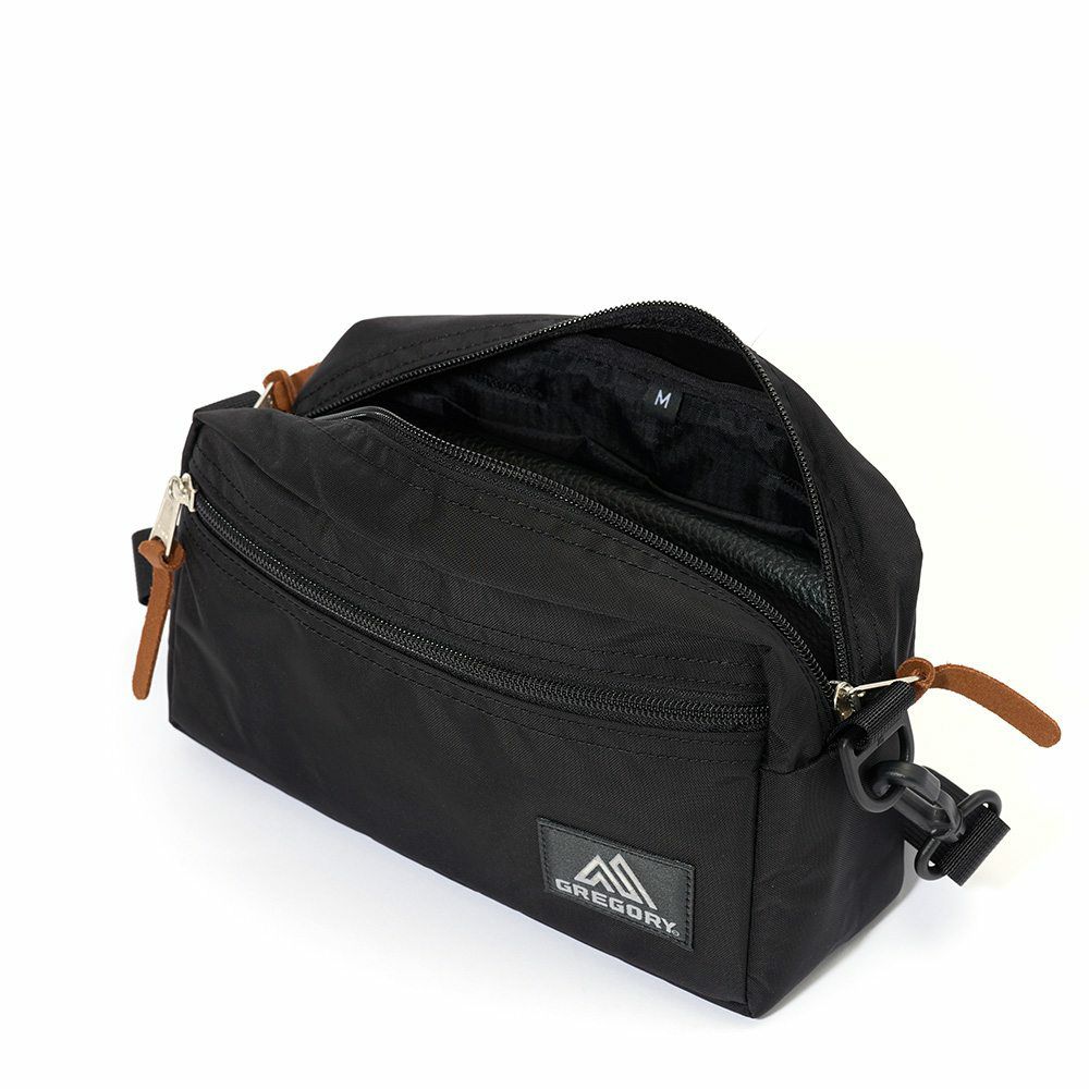 【正規取扱店】グレゴリーショルダーバッグGREGORY2.5LパデッドショルダーポーチMメンズレディース横型スクエアコンパクト小さめショルダーバックブランド大人おすすめおしゃれ人気ブラック