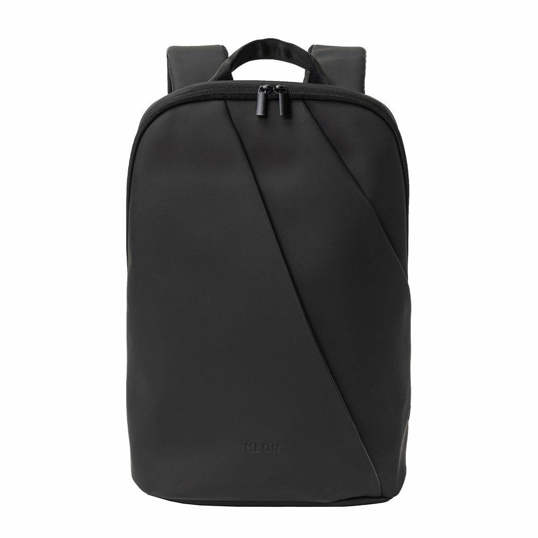 KLONリュッククローンメンズレディースMATTECOATEDRUCKSACKWAV14Lバックパックリュックサック通学通勤撥水おしゃれブラック黒モノトーン
