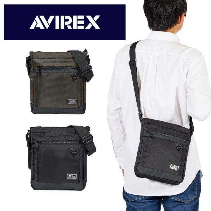 アビレックスショルダーバッグAVIREXバッグアヴィレックスメンズレディースショルダーバックショルダー斜めがけバッグ斜め掛けバッグブランド人気小さめ男性かっこいいミリタリーAX2055