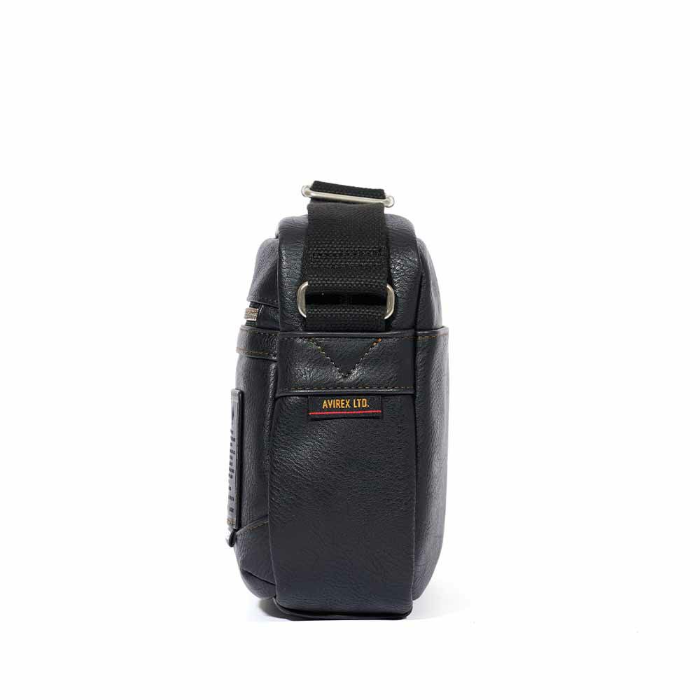 アビレックスショルダーバッグAVIREXバッグ合皮横型ショルダーバッグアヴィレックスメンズショルダーバックスクエアブランド人気かっこいい30代40代50代60代AX5002