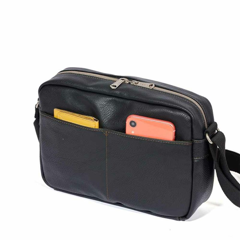 アビレックスショルダーバッグAVIREXバッグ合皮横型ショルダーバッグアヴィレックスメンズショルダーバックスクエアブランド人気かっこいい30代40代50代60代AX5002