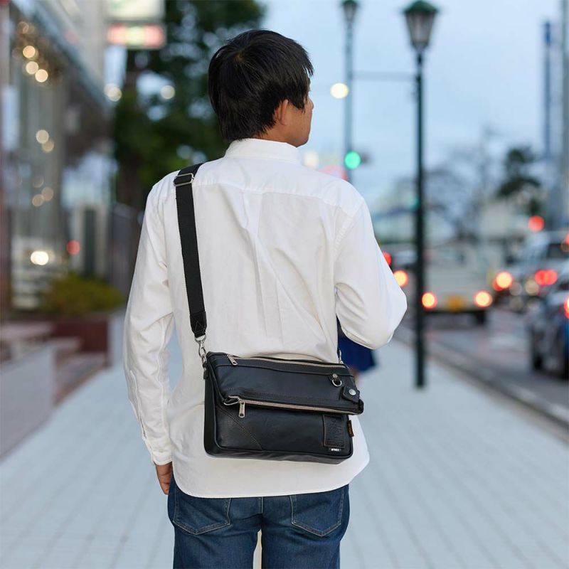 アビレックスショルダーバッグ2WAYAVIREXバッグ合皮横型ショルダーバッグアヴィレックスメンズトートバッグブランド人気かっこいい30代40代50代60代AX5003