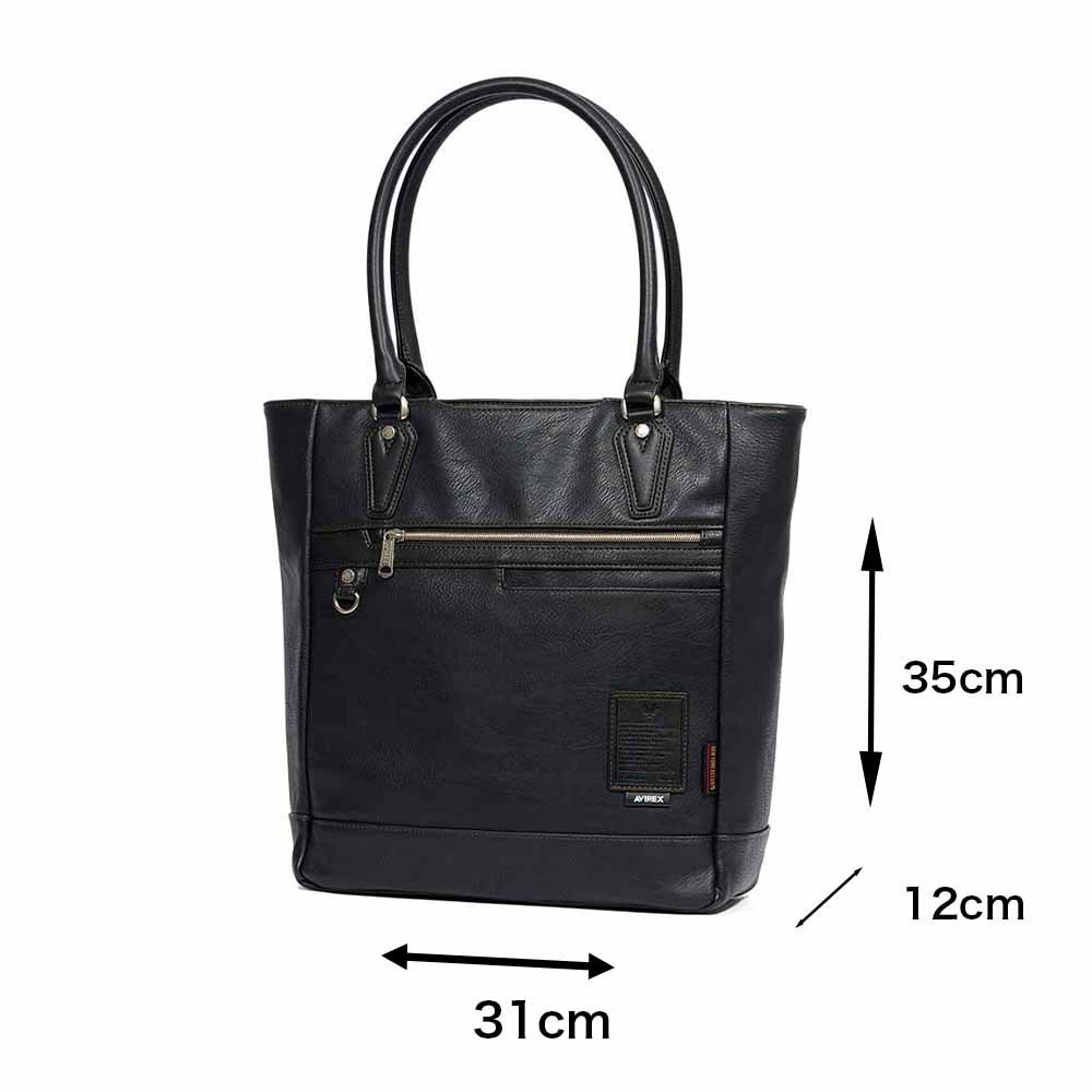 AVIREXアビレックストートバッグメンズ合皮肩掛けカバントートバッグトート大容量大きめアヴィレックスAX5005