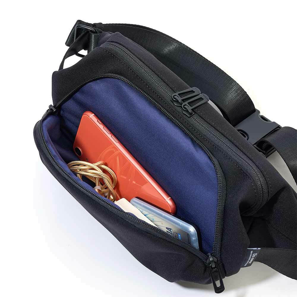 UncoeurボディバッグアンクールウエストバッグTOROIITORO2メンズレディースショルダーバッグおしゃれシンプルブランドおすすめ人気ブラック無地撥水TORO2K900161