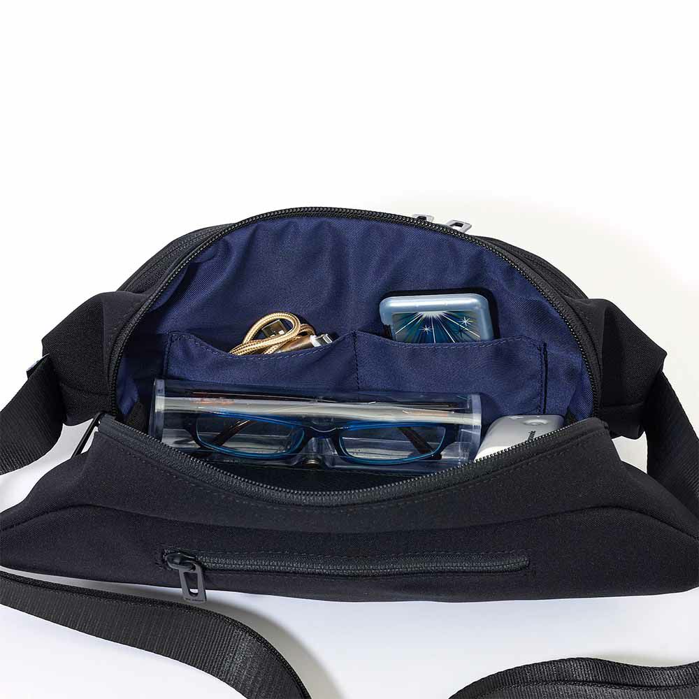 UncoeurボディバッグアンクールウエストバッグTOROIITORO2メンズレディースショルダーバッグおしゃれシンプルブランドおすすめ人気ブラック無地撥水TORO2K900161