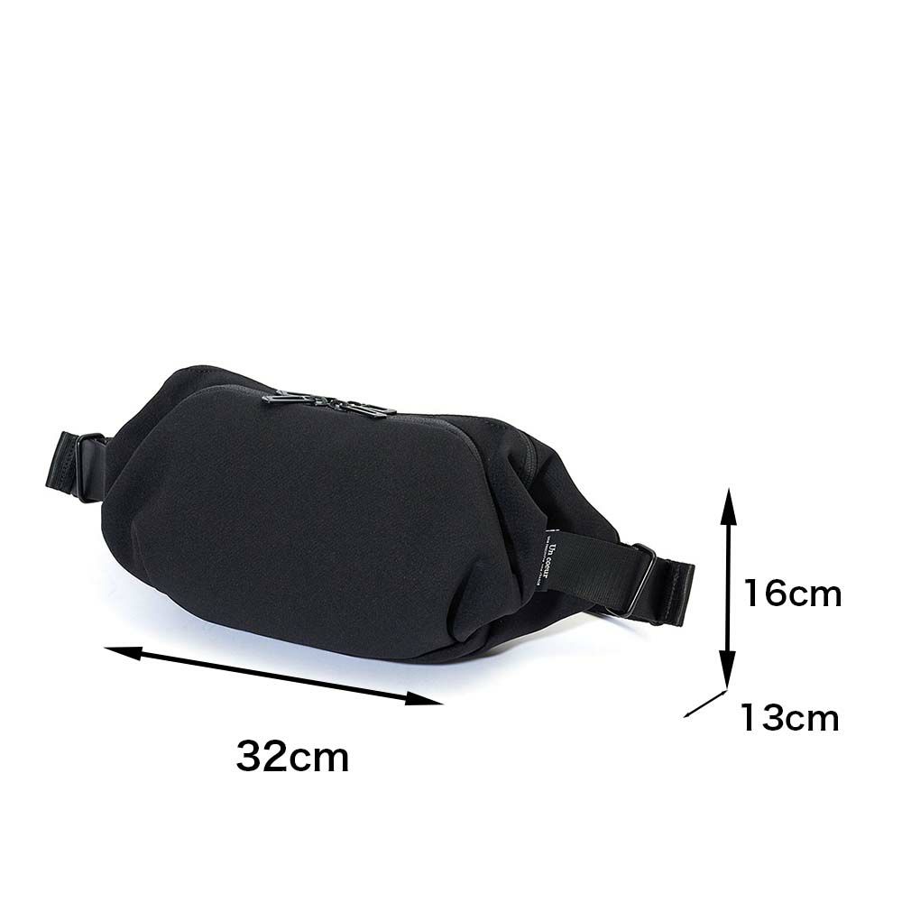 UncoeurボディバッグアンクールウエストバッグTOROIITORO2メンズレディースショルダーバッグおしゃれシンプルブランドおすすめ人気ブラック無地撥水TORO2K900161