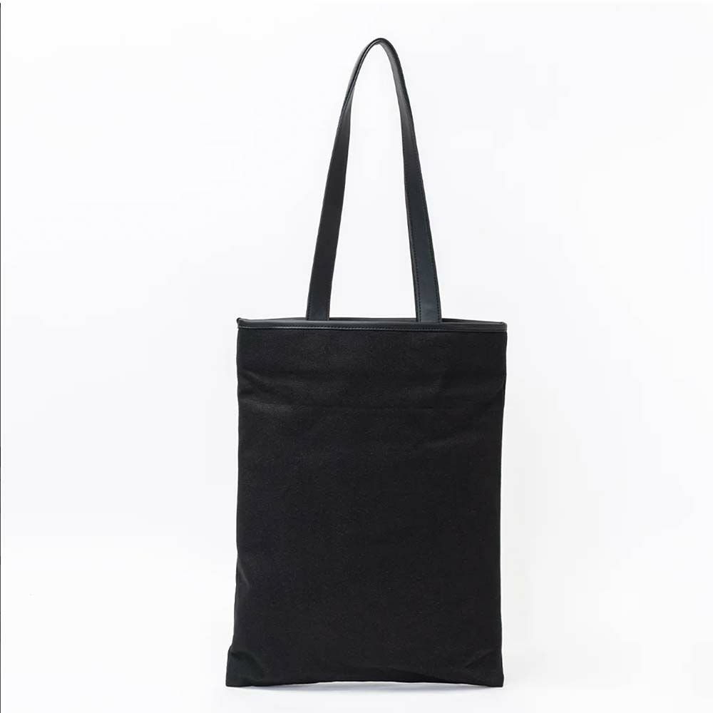 KLONトートバッグクローンメンズレディースPORTRAITCANVASTOTEBAGBLACKWHITE肩掛けカバンおしゃれ通学通勤ブラック黒ホワイト白