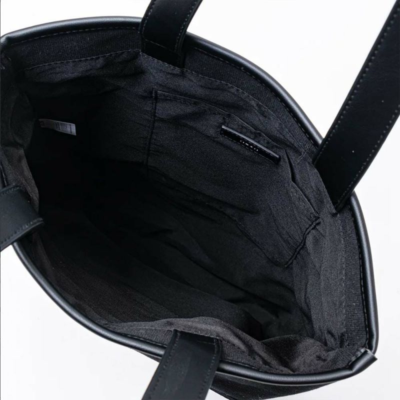 KLONトートバッグクローンメンズレディースPORTRAITCANVASTOTEBAGBLACKWHITE肩掛けカバンおしゃれ通学通勤ブラック黒ホワイト白