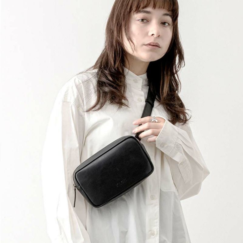 KLONボディバッグクローンメンズレディース2WAYBODYBAGボディバックワンショルダーバッグウエストバッグおしゃれブラック黒