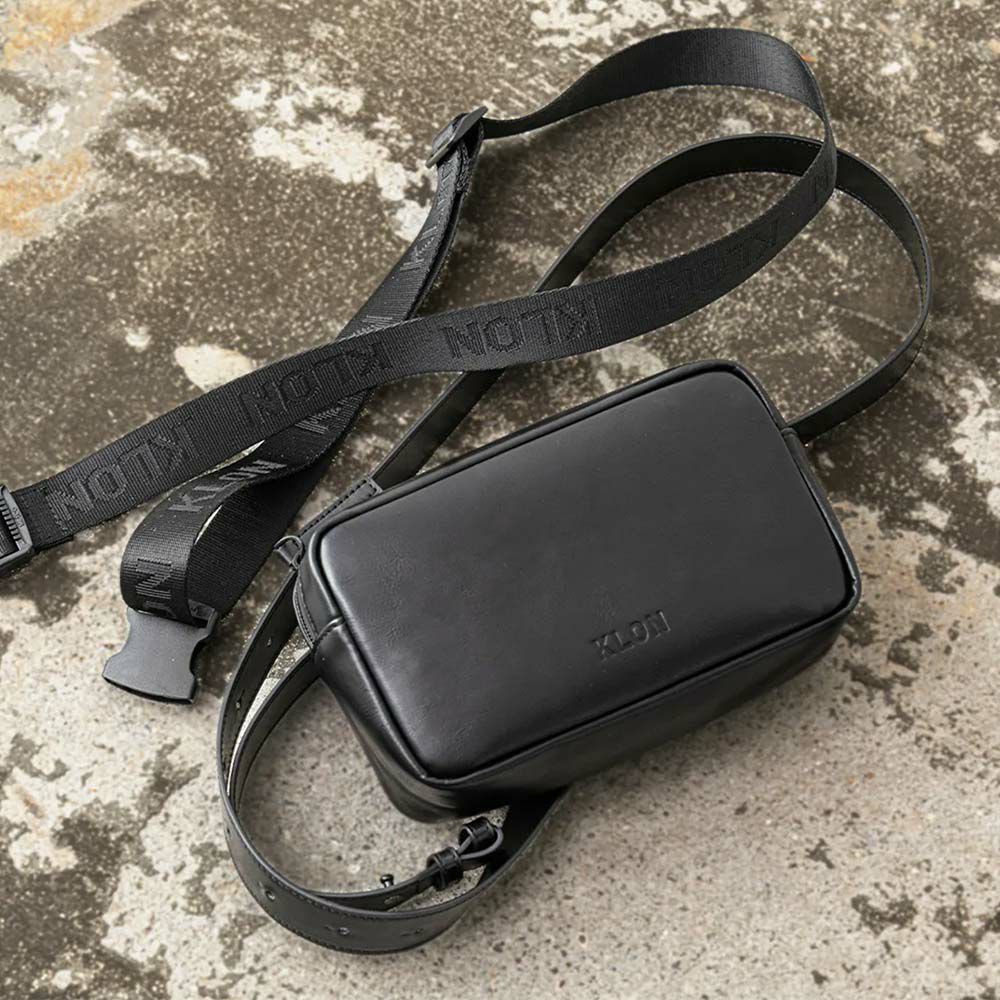 KLONボディバッグクローンメンズレディース2WAYBODYBAGボディバックワンショルダーバッグウエストバッグおしゃれブラック黒