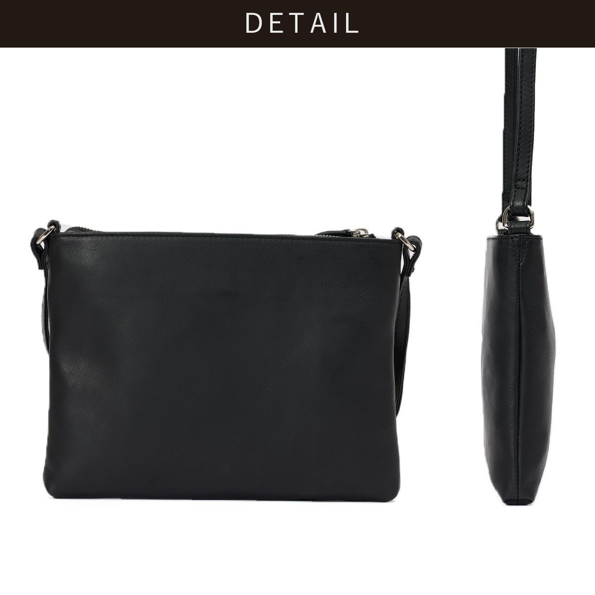 サコッシュショルダーバッグメンズ本革レザーブランドファスナー付き革大容量大きめ人気おすすめサコッシュバッグレディース斜めがけ大人30代40代50代エペepeepe006