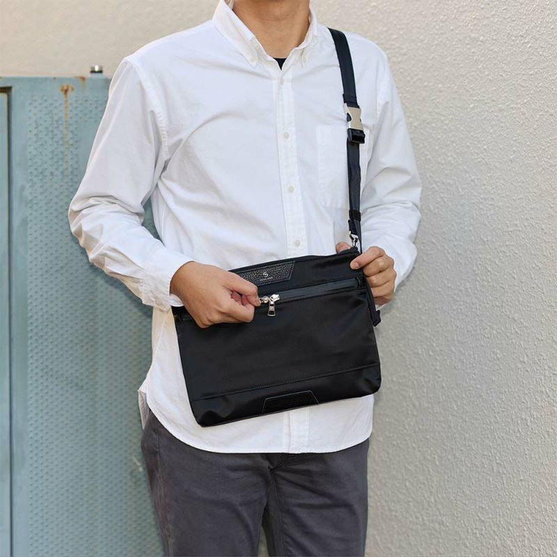 【正規取扱店】マスターピースサコッシュバッグmaster-pieceショルダーバッグmasterpieceプログレスProgressメンズショルダーバック斜めがけ大きめブランドおしゃれ大容量人気おすすめ日本製No.02394