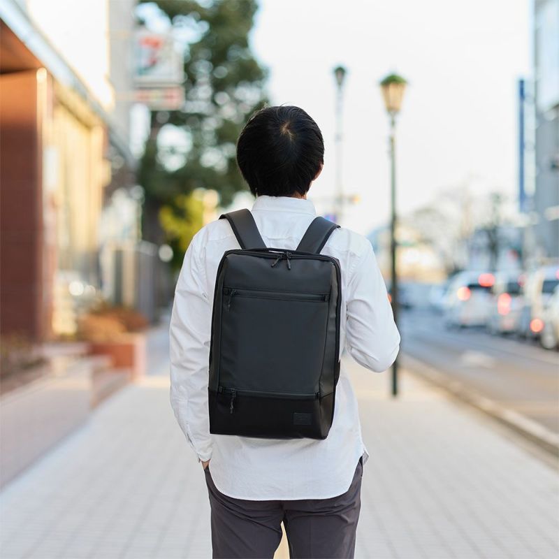 マッキントッシュフィロソフィーリュックB414インチPC収納13L1気室メンズレディースMACKINTOSHPHILOSOPHYトロッターバッグ5ビジネスリュックリュックサックスリムコンパクト68185