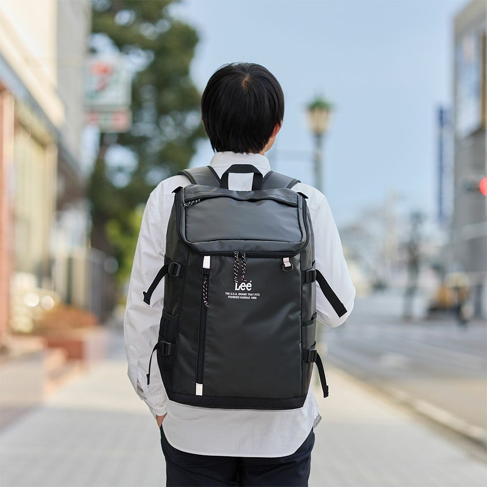 【2024新作】Leeリーリュック通学大容量32LB4男子女子メンズリュックサックバックパックスポーツリュック通学リュックボックスリュックブランドおしゃれ中学生高校生撥水320-4920