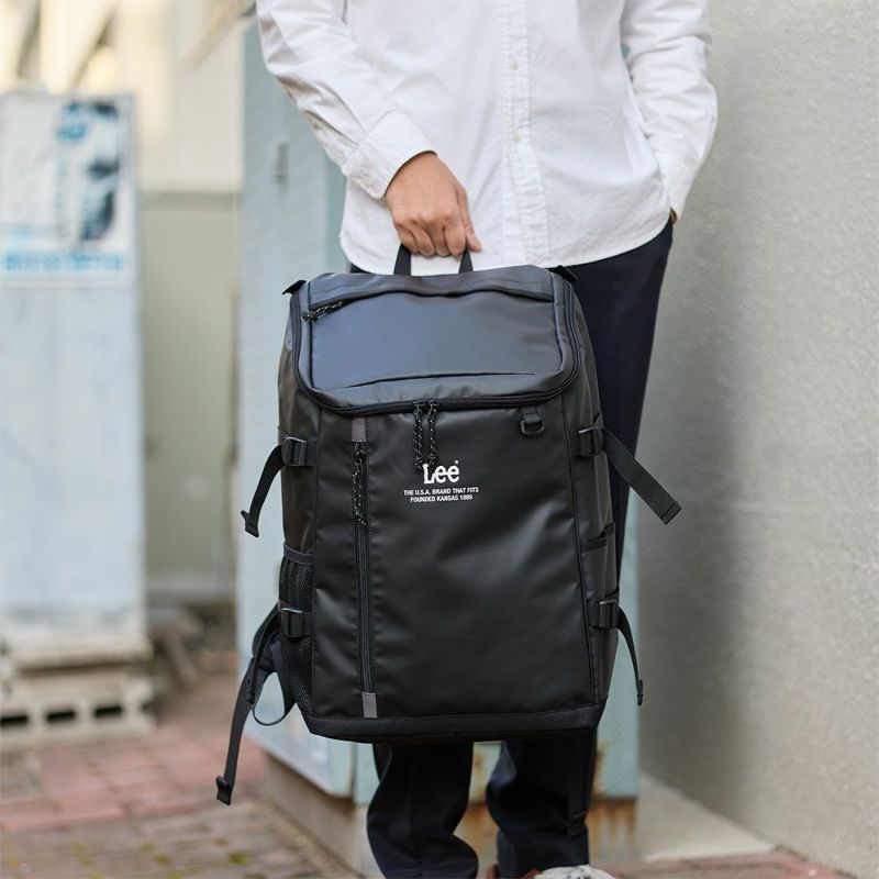 【2024新作】Leeリーリュック通学大容量32LB4男子女子メンズリュックサックバックパックスポーツリュック通学リュックボックスリュックブランドおしゃれ中学生高校生撥水320-4920