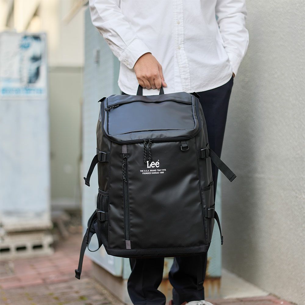 【2024新作】Leeリーリュック通学大容量32LB4男子女子メンズリュックサックバックパックスポーツリュック通学リュックボックスリュックブランドおしゃれ中学生高校生撥水320-4920