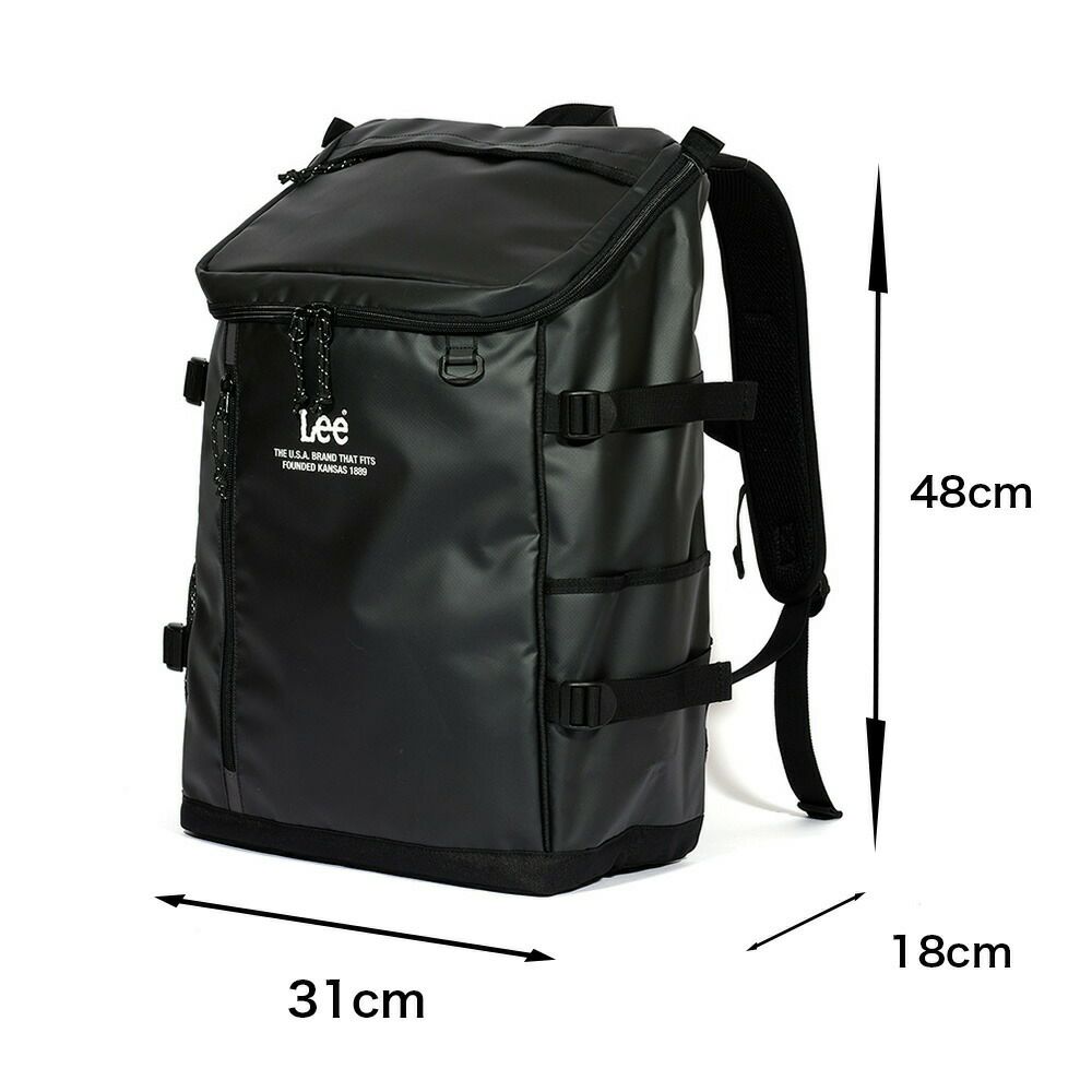 【2024新作】Leeリーリュック通学大容量32LB4男子女子メンズリュックサックバックパックスポーツリュック通学リュックボックスリュックブランドおしゃれ中学生高校生撥水320-4920