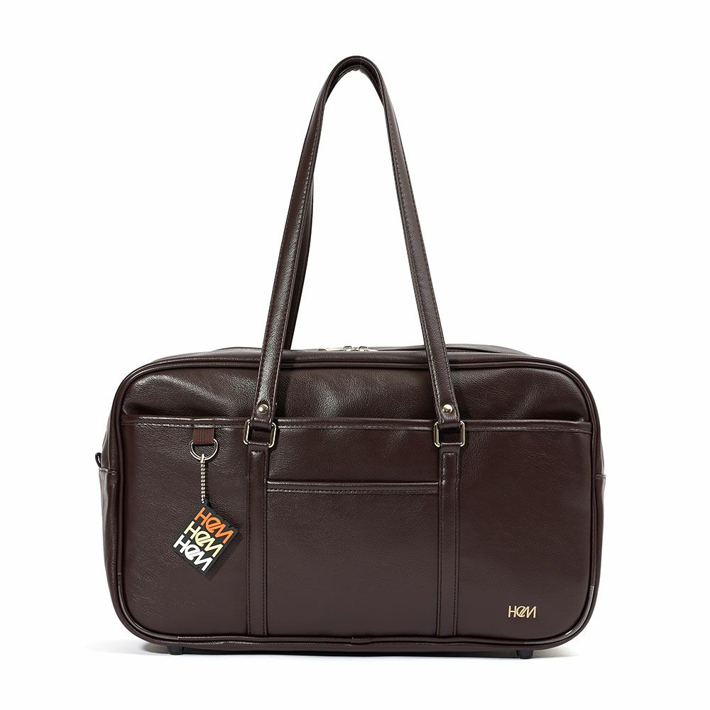 HeMヘムスクールバッグ合皮A4女子中学生高校生女子高生レディーススクールバックサブバッグサブバックスクバブランド通学おしゃれかわいい大容量学生かばん黒色茶色39-7200