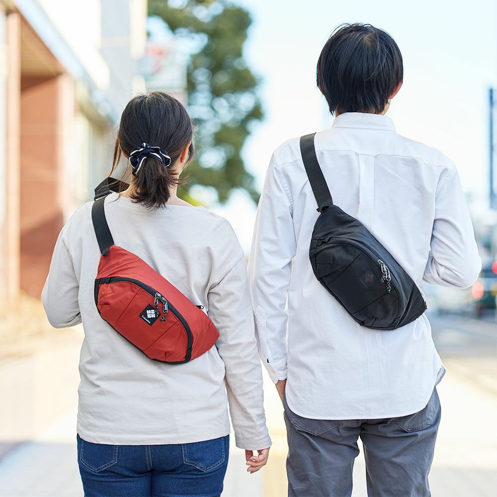 コロンビアボディバッグヒップバッグColumbiaショルダーバッグウエストバッグメンズレディースワンショルダーバッグボディバック斜めがけ斜め掛けブランドパナシーアヒップバッグPU8666