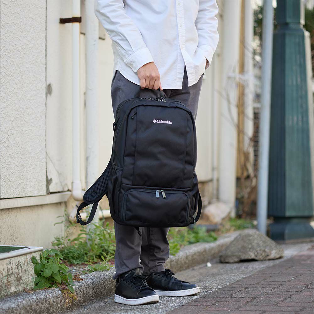 コロンビアリュックColumbia20LLBフローレスバックパック通勤通学メンズレディース小さめコンパクトリュックサック大学生弁当箱弁当が入るリュックビジネスPU8681