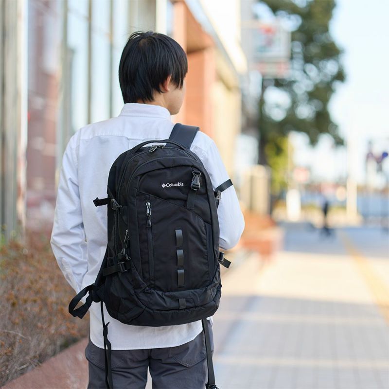 コロンビアリュックColumbia30Lペッパーロックバックパック大容量メンズレディースリュックサック撥水通学通勤アウトドア男子女子大学生大学大人おしゃれ大容量丈夫登山PU8711