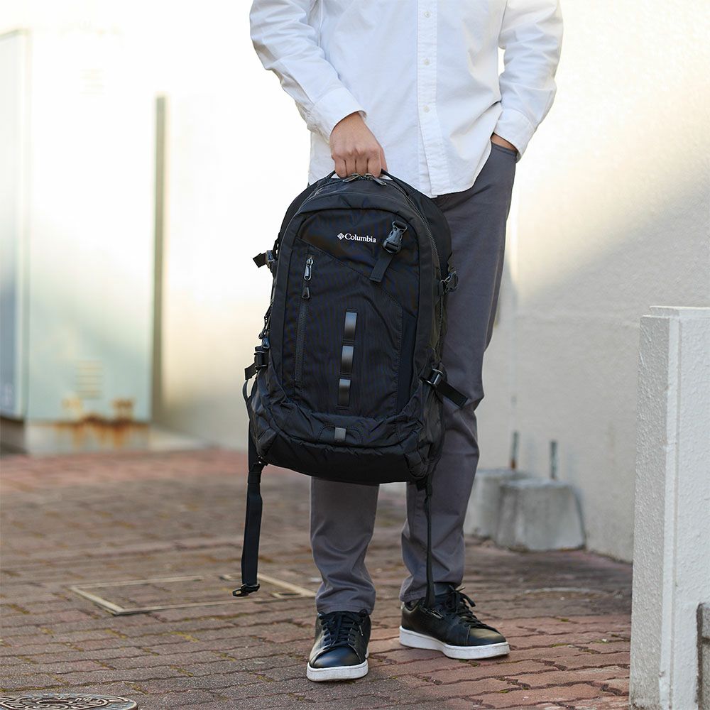 コロンビアリュックColumbia30Lペッパーロックバックパック大容量メンズレディースリュックサック撥水通学通勤アウトドア男子女子大学生大学大人おしゃれ大容量丈夫登山PU8711