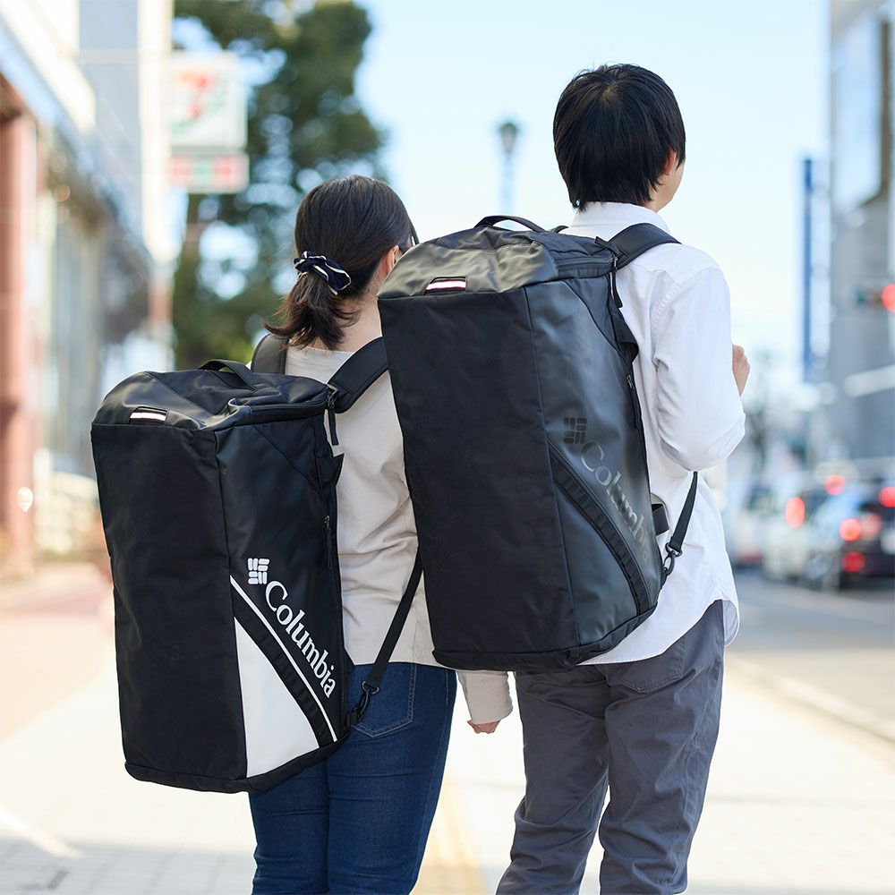 コロンビアボストンバッグリュック55Lブレムナースロープダッフルダッフルバッグリュックボストンボストンリュック2WAYメンズレディース大容量高校生大学生大人修学旅行部活旅行スポーツPU8676