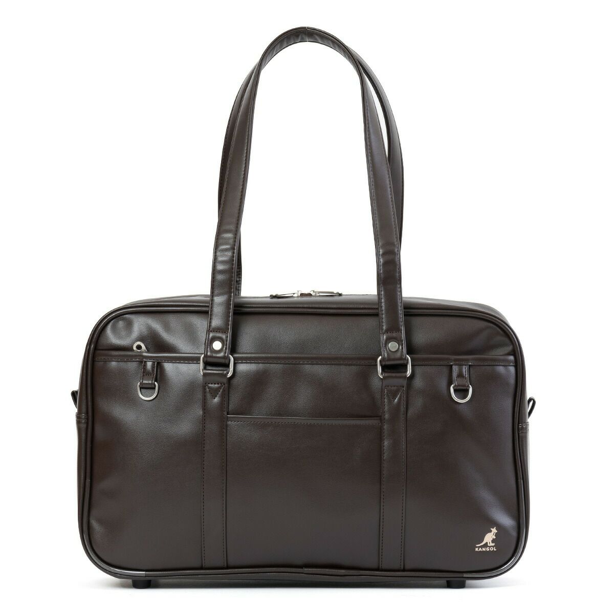 カンゴールスクールバッグKANGOL合皮A4女子中学生高校生女子高生レディーススクールバックサブバッグサブバックスクバブランド通学おしゃれかわいい大容量ブラックブラウン250-1010