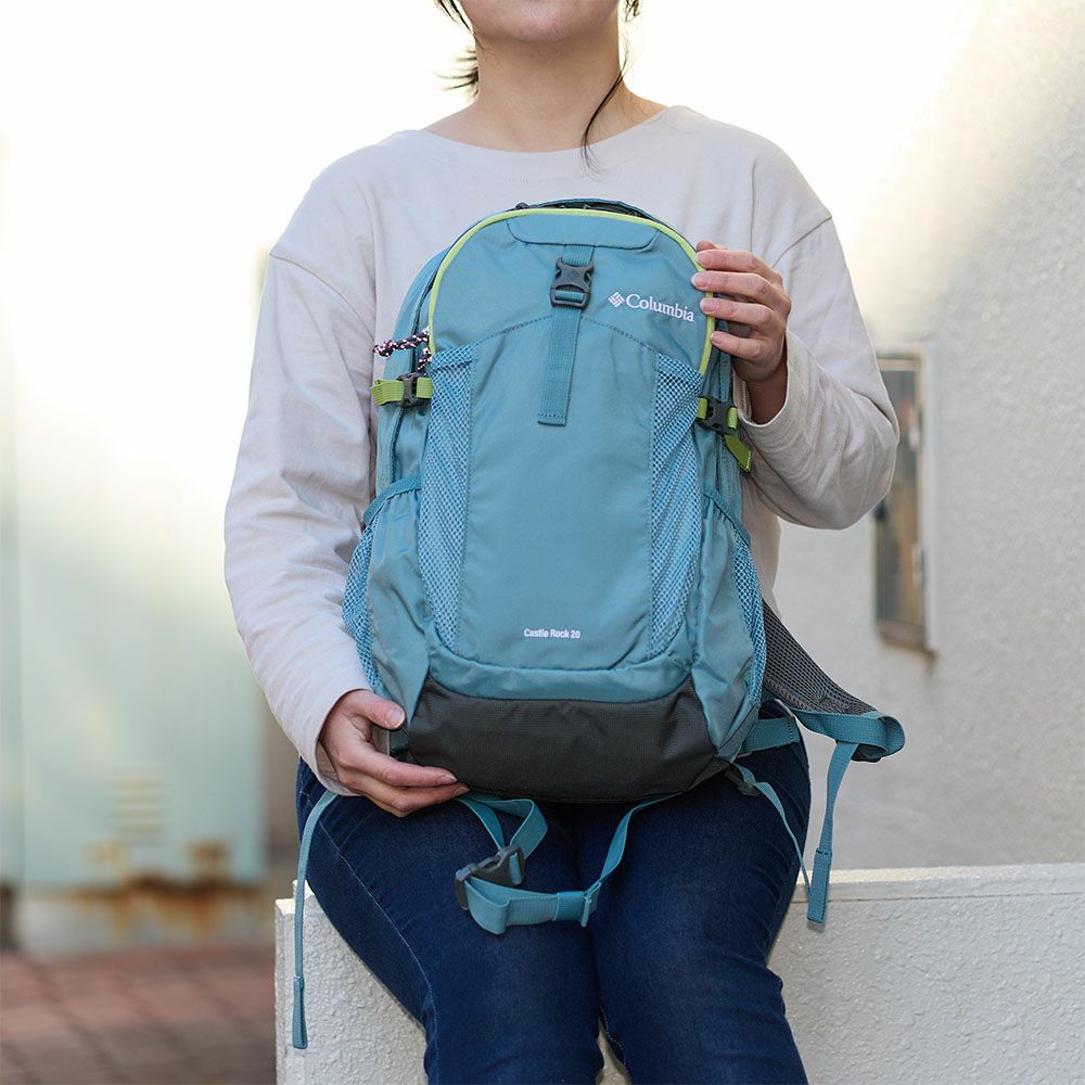 コロンビアリュックColumbia20LキャッスルロックバックパックII小さめコンパクト通学通勤大学生大人おしゃれ人気登山キャンプハイキング日帰りPU8663