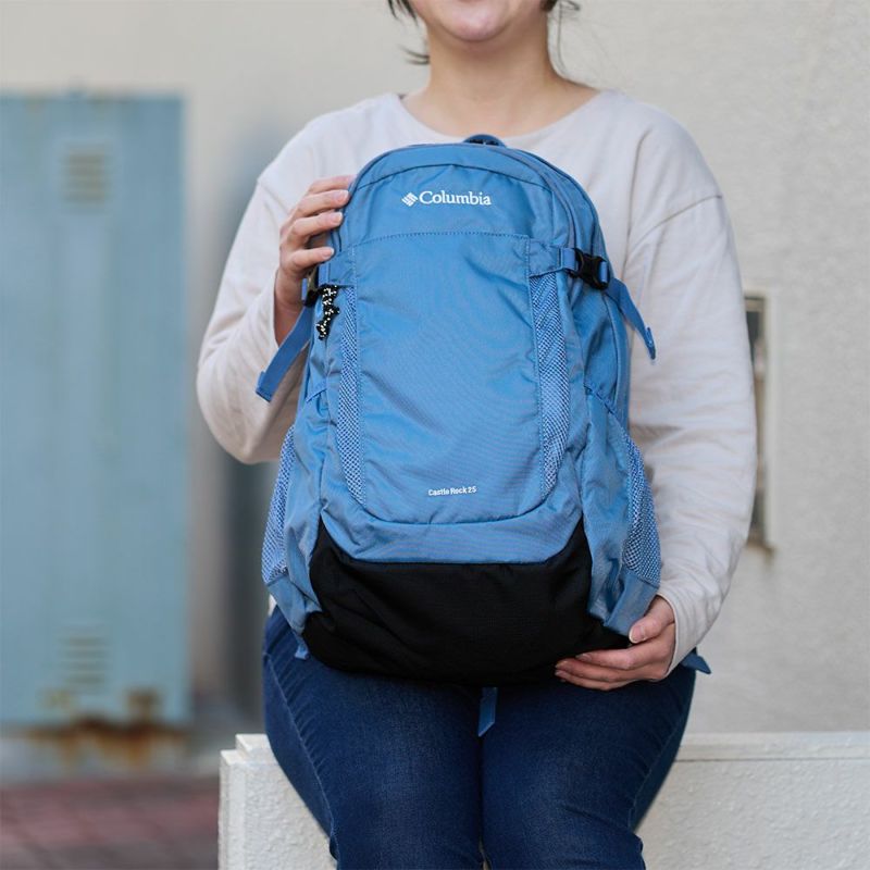 コロンビアリュックColumbia25LキャッスルロックバックパックIIレディースメンズリュックサック小さめコンパクト通学大学生大人おしゃれ人気登山キャンプハイキング日帰りPU8662