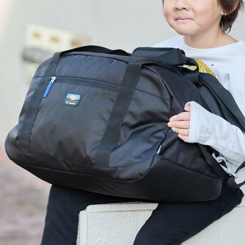 コロンビアボストンバッグColumbiaキッズプライスストリームユース45Lダッフル大容量小学生キッズメンズレディース1泊2泊3泊ボストンバックボストン修学旅行林間学校男子女子軽量軽い部活旅行PU8703