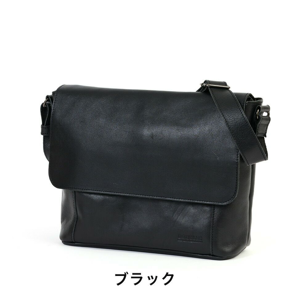 DOUBLESダブルスショルダーバッグバッグメンズレディース本革革レザー斜めがけ斜め掛けかぶせ型ブランドおしゃれショルダーショルダーバック大きめ大容量30代40代50代JVA-7420