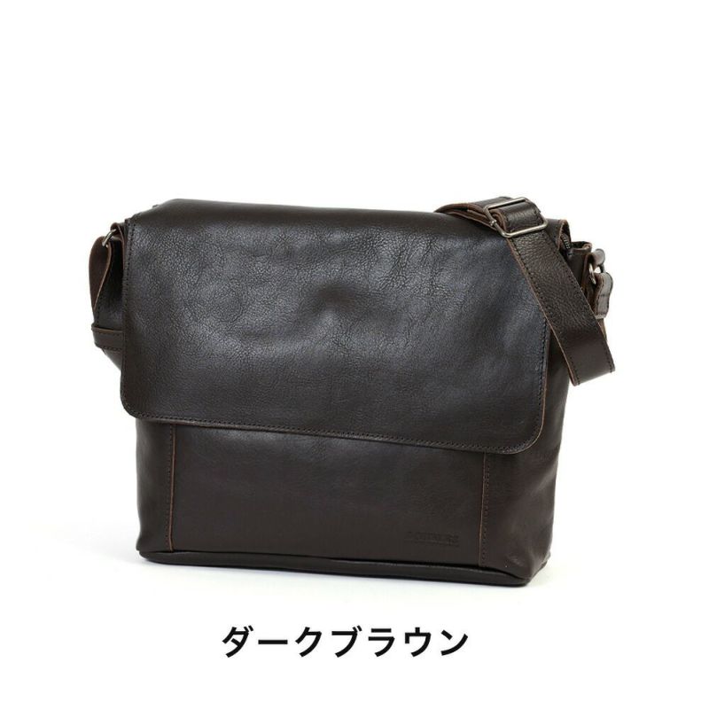 DOUBLESダブルスショルダーバッグバッグメンズレディース本革革レザー斜めがけ斜め掛けかぶせ型ブランドおしゃれショルダーショルダーバック大きめ大容量30代40代50代JVA-7420