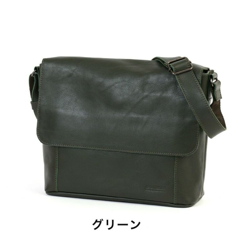 DOUBLESダブルスショルダーバッグバッグメンズレディース本革革レザー斜めがけ斜め掛けかぶせ型ブランドおしゃれショルダーショルダーバック大きめ大容量30代40代50代JVA-7420