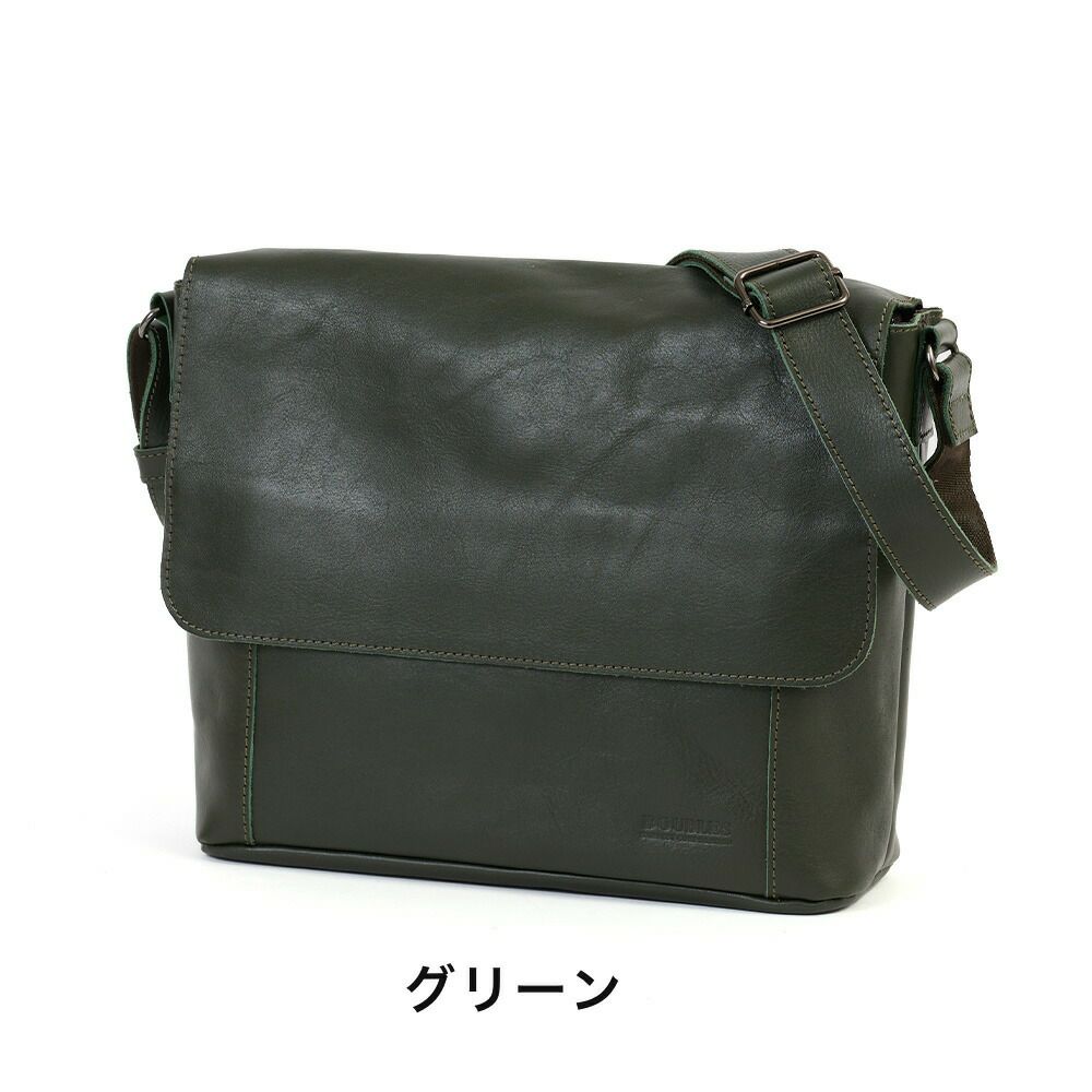 DOUBLESダブルスショルダーバッグバッグメンズレディース本革革レザー斜めがけ斜め掛けかぶせ型ブランドおしゃれショルダーショルダーバック大きめ大容量30代40代50代JVA-7420