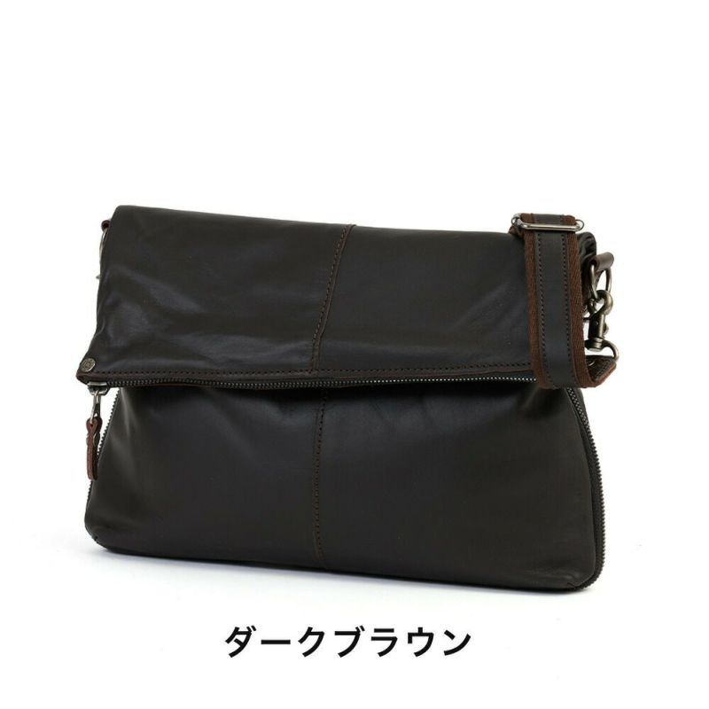 DOUBLESダブルスショルダーバッグバッグメンズレディース本革革レザー斜めがけ斜め掛け2WAYクラッチバッグ大容量30代40代50代VLR-1656