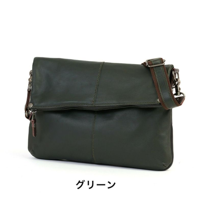 DOUBLESダブルスショルダーバッグバッグメンズレディース本革革レザー斜めがけ斜め掛け2WAYクラッチバッグ大容量30代40代50代VLR-1656