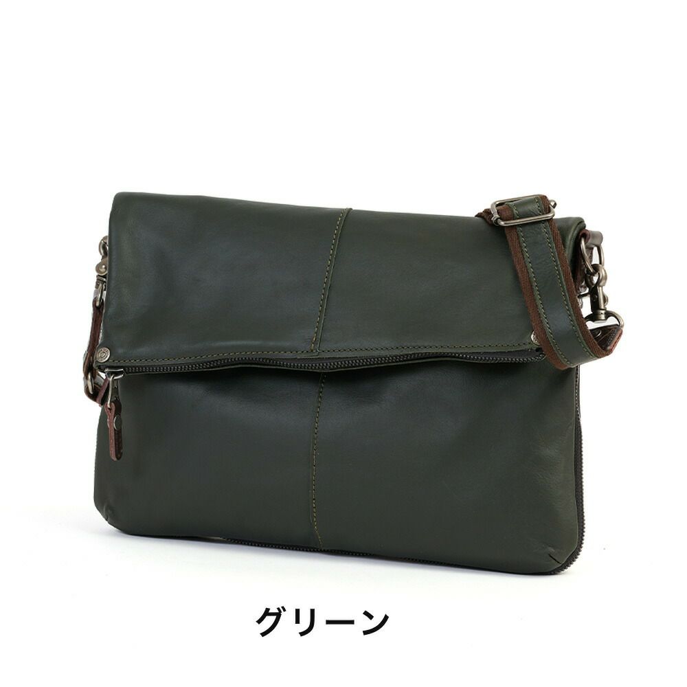 DOUBLESダブルスショルダーバッグバッグメンズレディース本革革レザー斜めがけ斜め掛け2WAYクラッチバッグ大容量30代40代50代VLR-1656