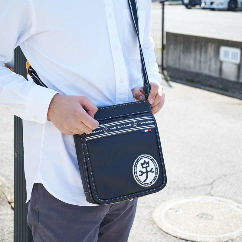 カステルバジャックショルダーバッグバッグCASTELBAJACルックスメンズレディースミニショルダーバックショルダー斜めがけブランド大人小さめスクエア軽い男性人気40代50代49101