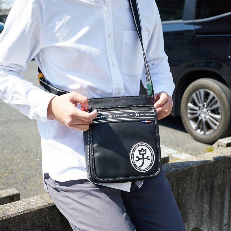 カステルバジャックショルダーバッグバッグCASTELBAJACルックスメンズレディースミニショルダーバックショルダー斜めがけブランド大人小さめスクエア軽い男性人気40代50代49101