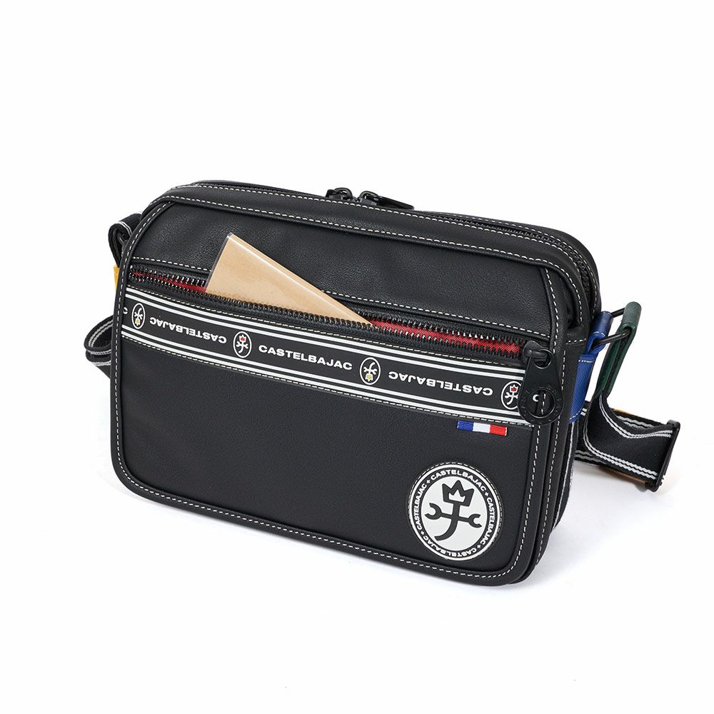 カステルバジャックショルダーバッグバッグCASTELBAJACルックスメンズレディース横型ショルダーバックショルダー斜めがけブランド大人スクエア軽い男性人気40代50代49102