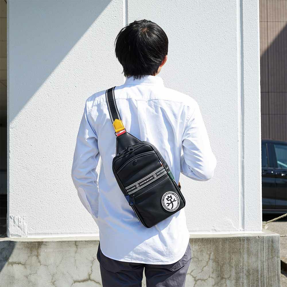 カステルバジャックバッグボディバッグワンショルダーバッグCASTELBAJACルックスメンズレディースボディバック斜めがけ斜め掛けブランド大人おしゃれプレゼント49901