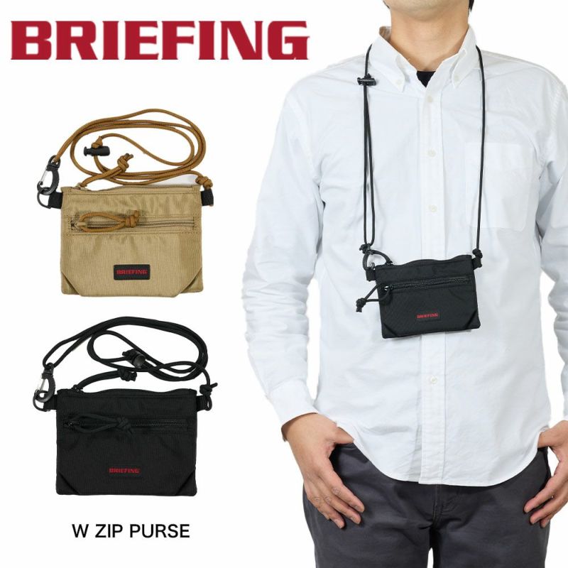 ブリーフィングミニ財布BRIEFINGWZIPPURSEネックポーチ小銭入れネックウォレットメンズレディースブランドフェスBRA241A26