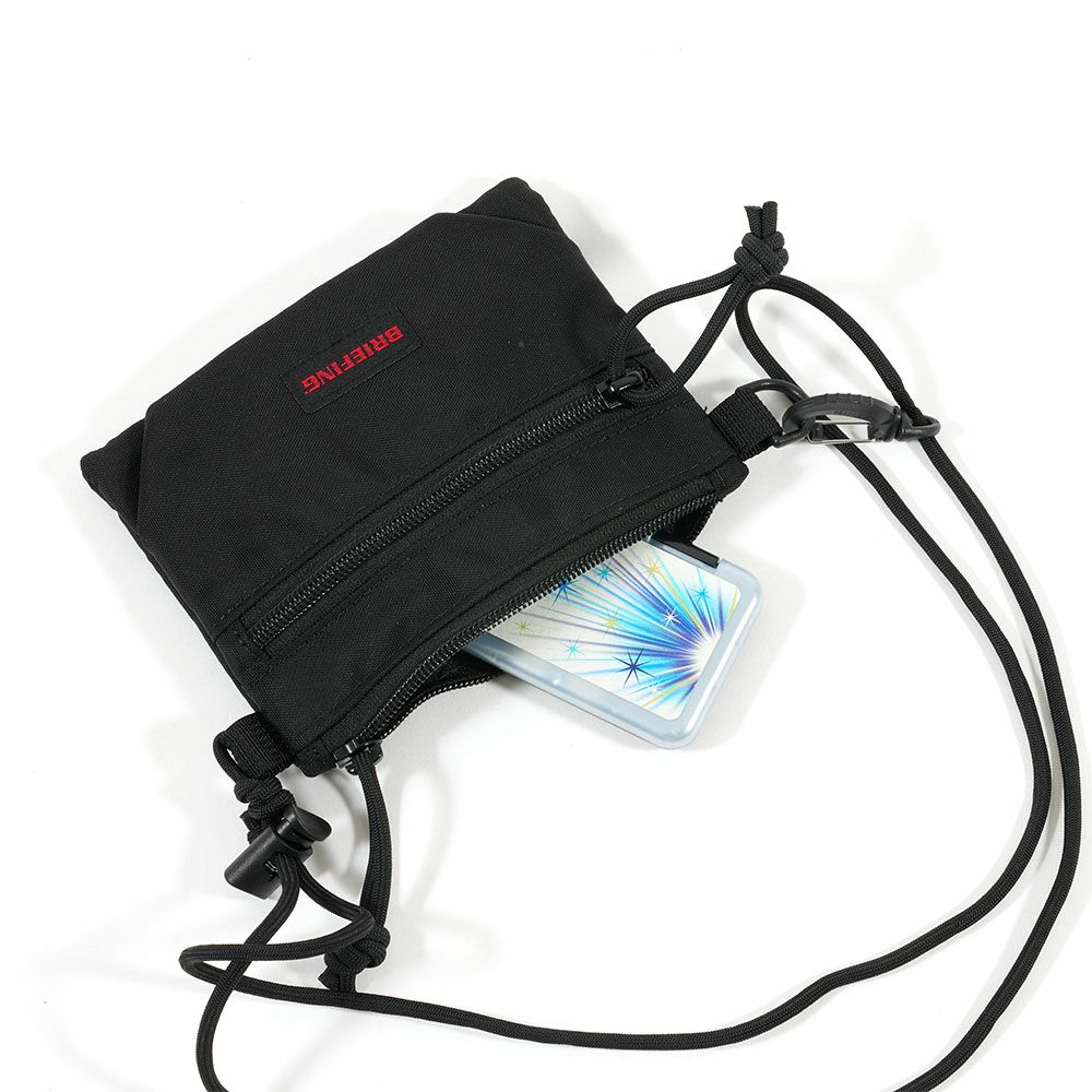 ブリーフィングミニ財布BRIEFINGWZIPPURSEネックポーチ小銭入れネックウォレットメンズレディースブランドフェスBRA241A26