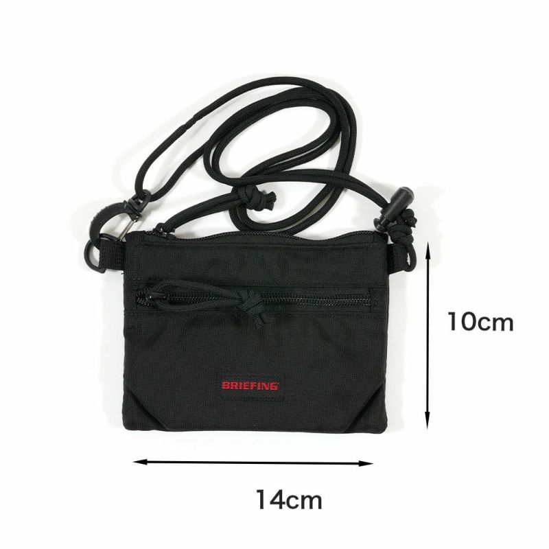 ブリーフィングミニ財布BRIEFINGWZIPPURSEネックポーチ小銭入れネックウォレットメンズレディースブランドフェスBRA241A26