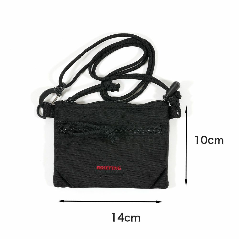 ブリーフィングミニ財布BRIEFINGWZIPPURSEネックポーチ小銭入れネックウォレットメンズレディースブランドフェスBRA241A26