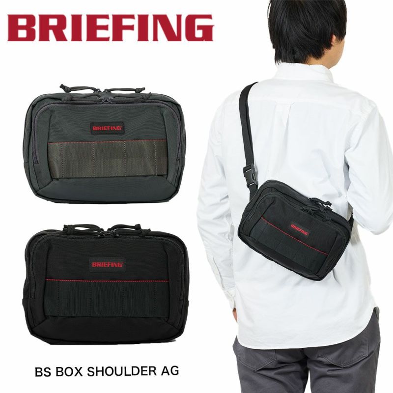 ブリーフィングショルダーバッグBRIEFINGボディバッグBSBOXSHOULDERSAGバッグショルダーバックブランドメンズ斜めがけかっこいいブランドおしゃれ正規品BRA241L40