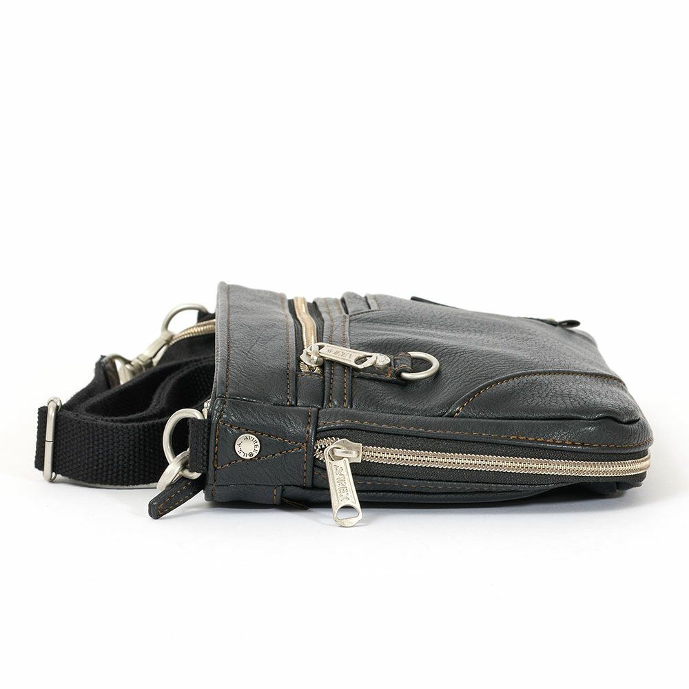 アビレックスショルダーバッグ2WAYAVIREXバッグ合皮横型ショルダーバッグアヴィレックスメンズショルダーバックブランド人気かっこいい斜めがけ斜め掛け30代40代50代60代AX5006