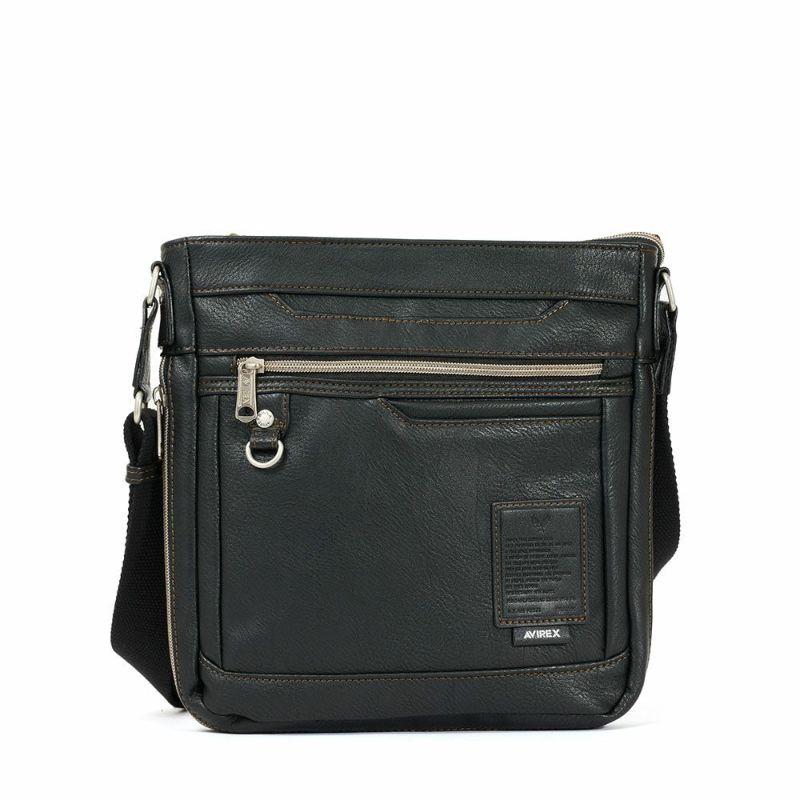 アビレックスショルダーバッグAVIREXバッグ合皮スクエアショルダーバッグアヴィレックスメンズショルダーバックブランド人気かっこいい斜めがけ斜め掛け30代40代50代60代AX5007